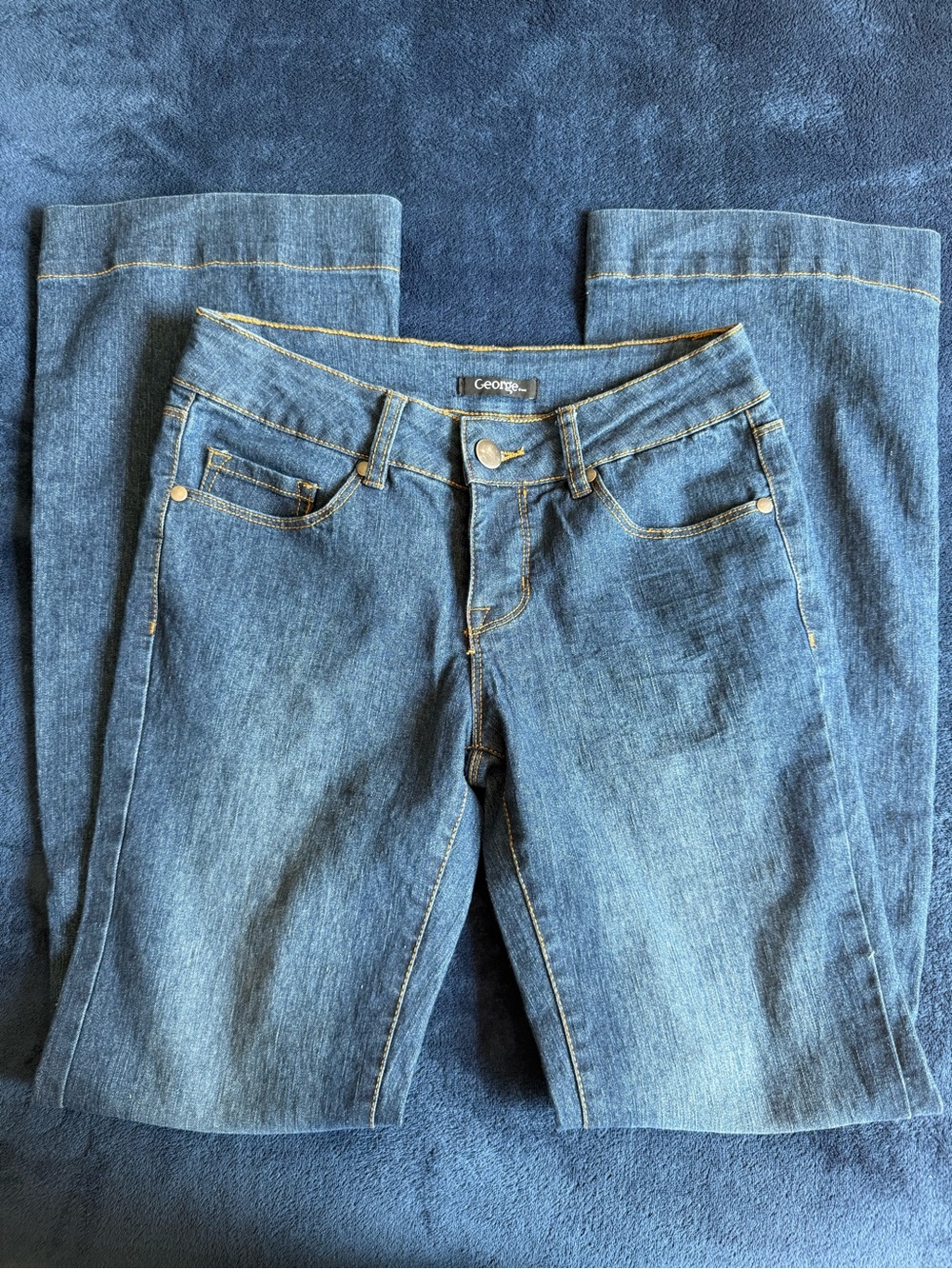 George Women's Dark Blue Bootcut Jeans